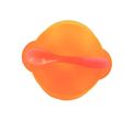 All-In-One Suction Cup Bowl Children Anti-Fall Bowl Baby Silicone Dishes Dining Plate Bowl Tableware Spoon Food Dinnerware Orange