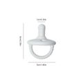 Soothie Pacifier Food Grade Silicone Newborn Baby Pacifier for 0-12 Months Light Grey image 4