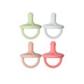 Soothie Pacifier Food Grade Silicone Newborn Baby Pacifier for 0-12 Months Light Grey image 5