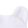 Baby Adorable Solid Beanie Hat White image 3