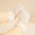 Baby / Toddler Solid Lace Breathable Socks White image 2