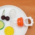 Alimentador de frutas vegetais para bebês sem bpa, chupeta para mastigar, chupeta de silicone para bebês, gomas de massagem Multicolorido