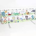 Baby Soft Cloth Book Crib Toys Hanging Bed Side Rails Animals Cognitive Training Early Education Toy Color-A