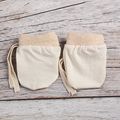 100% Cotton Baby Breathable Anti-scratch Glove White image 1