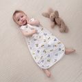 Baby Wearable Sleeveless Sleeping Bag Vehicle Transportation Pattern Snap Button Toddler Sleep Bag Multi-color