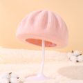 Baby / Toddler Solid Knitted Beret Pink