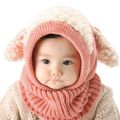 Baby / Toddler Dual Ear Thermal Hat Light Pink image 2