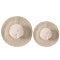 Pompon Decor Solid Beret for Mom and Me Khaki image 3