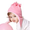 2-pack Baby Fleece Lined Thermal Hat & Mittens Gloves Set Pink image 2