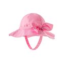 Baby / Toddler Bow Decor Breathable Cotton Visor Hat Pink image 3