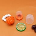 BPA Free Baby Vegetable Fruit Feeder Food Pacifier Chew Feeder Baby Silicone Pacifier Massage Gums Multi-color image 1