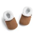 Baby / Toddler Slip-on Warm Fleece-lining Prewalker Shoes Brown