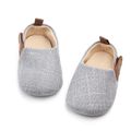 Baby / Toddler Stylish Solid Cotton Prewalker Shoes Grey