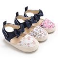 Baby / Toddler Girl Pretty Floral Print Velcro Sandals White