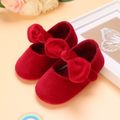 Baby / Toddler Bow Velcro Soft Sole Prewalker Shoes Red image 2