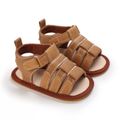 Baby / Toddler Breathable Open Toe Sandals Prewalker Shoes Brown image 4