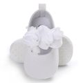 Baby / Toddler Big Floral Decor Prewalker Shoes White image 5