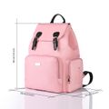 100% Cotton Diaper Bag Backpack Large Capacity Multifunction Waterproof Mommy Maternity Bag Backpack Travel Baby Nappy Changing Backpack Pink