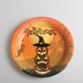 10-pack Halloween Christmas Dining Table Western Plate Decor  Multi-color