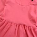 2-piece Baby / Toddler Girl Rainbow Print Top and Unicorn Pants Set Pink