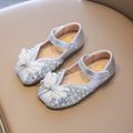 Toddler / Kid Rhinestone Bow Princess Shoes Dress Shoes Silver