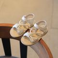 Toddler Bow Decor White Sandals White