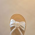 Toddler Bow Decor White Sandals White