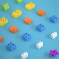 110-pack Marble Race Run DIY Maze Balls Building Blocks Funnel Slide Larger Size Bricks Educational Baby Toys For Children Gift (Random Color) Multi-color image 4