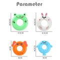Rainbow Animal Tower Stacking Circle Nesting Circle Toy Baby Early Childhood Education Puzzle Ring Toy Kids Toys Colorful image 5