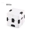 Infinity Cube Fidget Sensory Toy New Mini Hand Held Puzzle Cube Toy Magic Puzzle Flip Toy for Kids Adult Stress Anxiety Relief and ADHD Finger Cube and Office Desk Gadget Gift for Killing Time White image 1