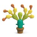 fai da te bilanciamento cactus giocattolo blocchi rimovibili impilabili attività educative puzzle giocattoli montessori Multicolore