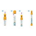 5 Water Flutes Music Song Sheets Instruments Kids Fun Children Bath Toy Multi-color