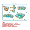Kids Ball Pit Play Tent Portable Foldable Ball Pool for Indoor Outdoor Play Tent Blue image 2