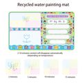 Kids Magic Water Drawing Mat & Pen Coloring Writing Doodle Board Toddler Educational Painting Pad Tools Multi-color image 3