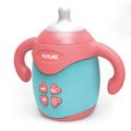 Simulation Milk Bottle Baby Phone LED Flashing Toy with Sound & Light Educational Toy Multi-color image 1