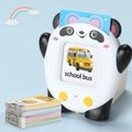 Talking Flash Cards Learning Toys Childhood Early Intelligent Education Audio Card Reading Learning English Machine with 224 Words for Age 2-6 Years Black/White image 3