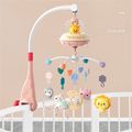 Baby Mobile Rattles Toys Hanging Rotating Crib Bed Bell Music Box with Timing Function Projector and Lights Color-A image 1