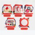 Baby Activity Cube Toy Early Learning Infant Sensory Toys Musical Activity Cube for 18 Months+ for Girls Boys Color-A image 2