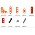 44pcs Tools Box Set Kids Role Play Simulation Engineer Repair Tools Electric Drill Screwdriver Pretend Play Tool Toys Color-A image 4