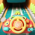 Toddler Steering Wheel Toy with lights and sounds Simulate Driving Car Cartoon Driving Steering Wheel Toy Color-A image 5