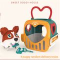 Plastic House Toddlers/Kids Play House Toy Puppy Dog Simulation Animal Boys and Girl(The Colors of Spare Parts are Random, and 4 Puppy Styles are Shipped Randomly) Color-A image 2