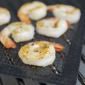 BBQ Grill Mesh Mat Sets- Non-Stick Cooking Mats for Grilled Vegetables/Fish/Fajitas/Shrimp Black