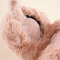 Kids Winter Cute Bear Earmuffs Warm Plush Outdoor Ear Warmers Ear Muffs Pink