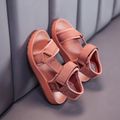 Toddler / Kids Casual Solid Canvas Sandals Brown image 4