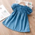 Baby / Toddler Cutie Embroidered Floral Dress Blue image 2