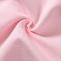 2 Stück Kleinkinder Mädchen Flatterärmel Basics T-Shirt-Sets rosa image 2
