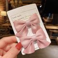 2-piece Solid Bowknot Hairband for Girls Pink image 1
