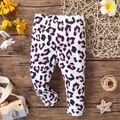 Baby Girl Allover Leopard Print High Waist Leggings Pink image 1