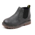 Toddler / Kid Classic Solid Casual Vintage Boots Grey image 2