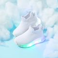 Toddler / Kid  Solid Light Sports Shoes White